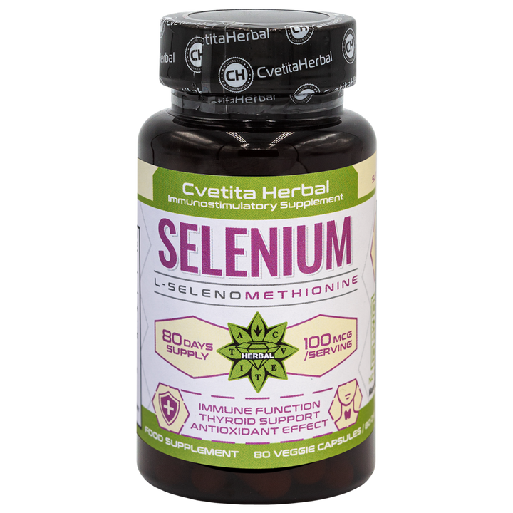 Selenio (Se) - Vegetariano (80 cápsulas x 100 mcg)