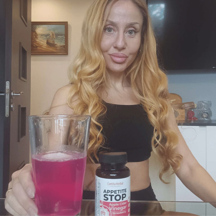 Vinagre de Manzana "Fresa" - Appetite Stop (60 comp.)