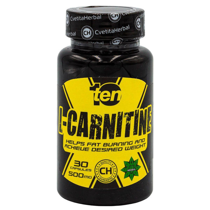 L-Carnitina 10/ten (30 cápsulas x 500mg)