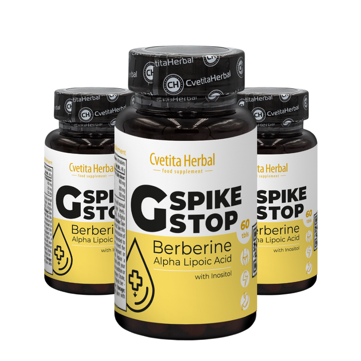 G Spike Stop - Berberina, Inositol, Ácido Alfa Lipoico (60 comprimidos)