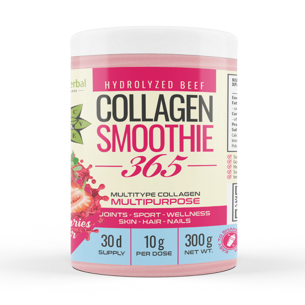 Smoothie de Colágeno «Fresa» – Collagen Smoothie 365 (300 g)