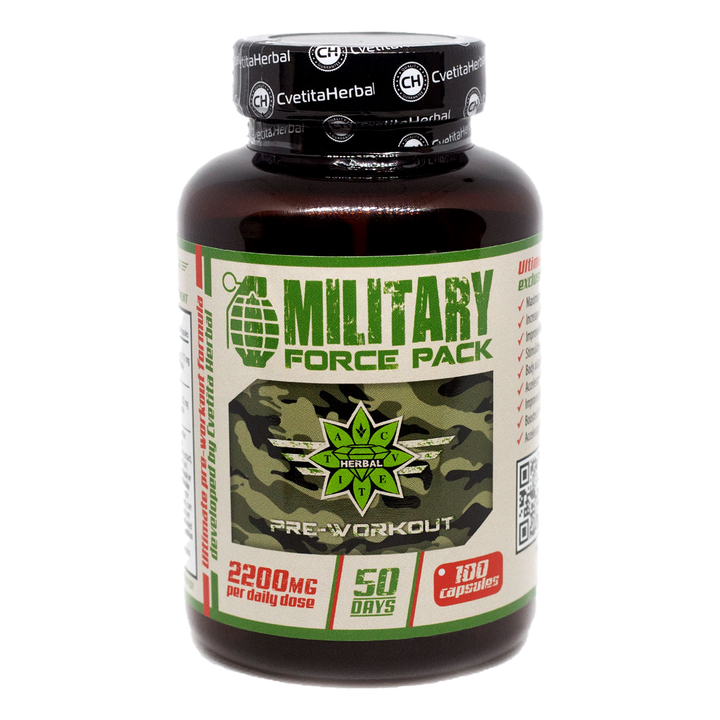 Hierbas y Aminoácidos - Military Force Pack (100 cáps. x 1100 mg)
