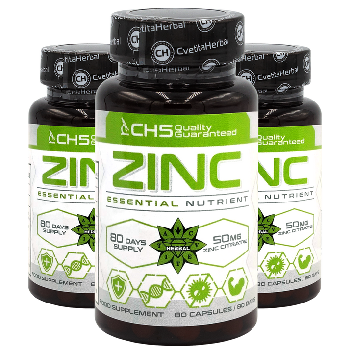 Citrato de Zinc - Zinc (80 cápsulas x 50 mg)