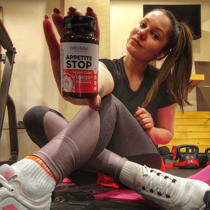 Vinagre de Manzana "Fresa" - Appetite Stop (60 comp.)