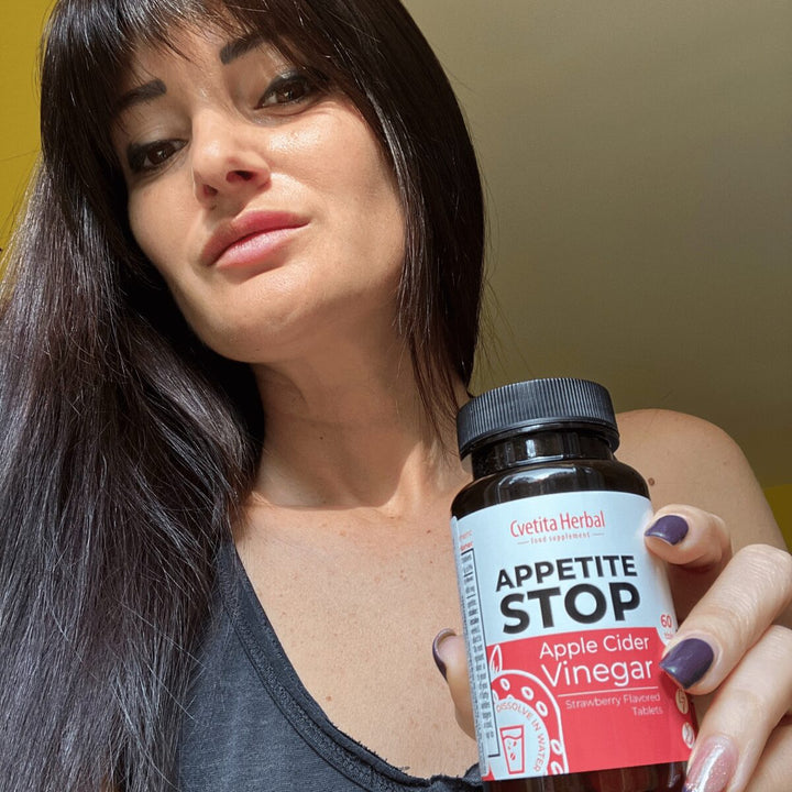 Vinagre de Manzana "Fresa" - Appetite Stop (60 comp.)