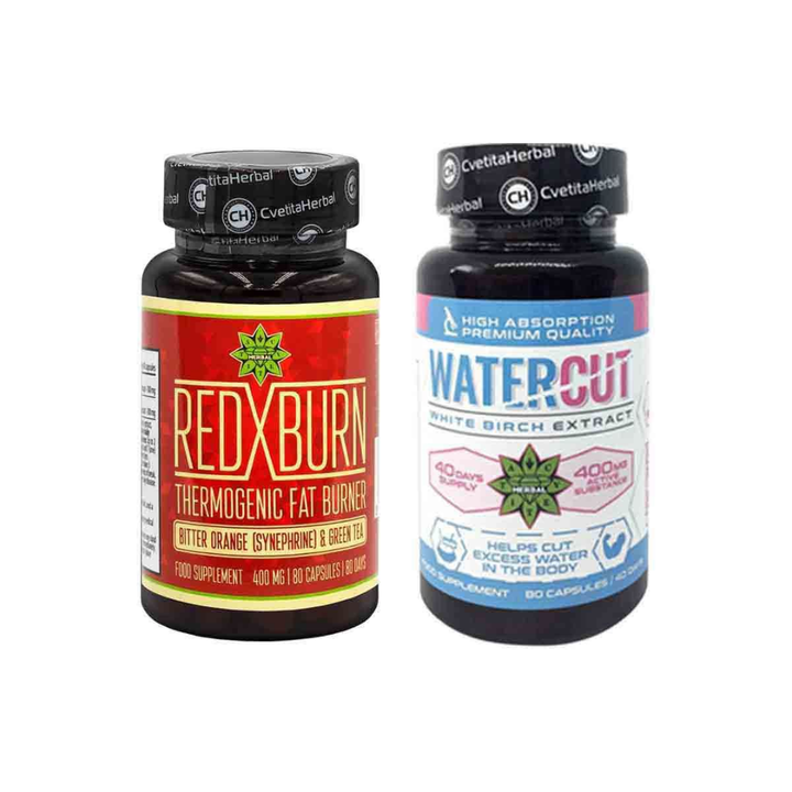 PACK COMBO QUEMA DE GRASA - Red X Burn y Water Cut