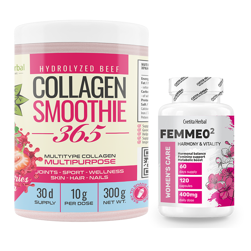 Collagen Smoothie 365 + FEMME O2