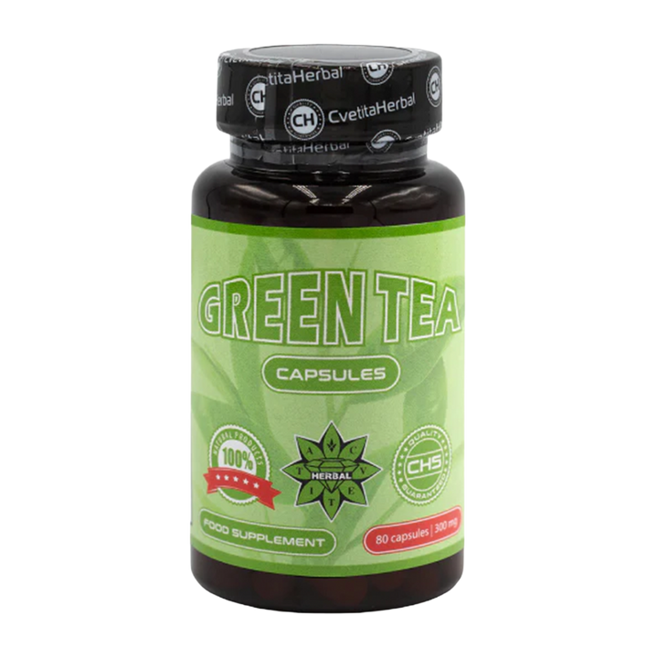 Екстракт Зелен Чай - Green Tea (80 капсули x 300 mg) 1br