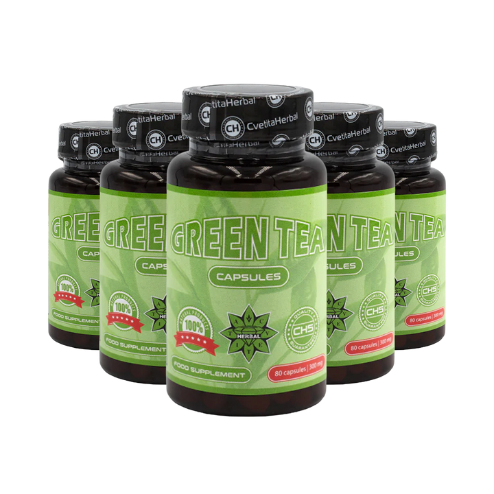 Екстракт Зелен Чай - Green Tea (80 капсули x 300 mg) 3+2