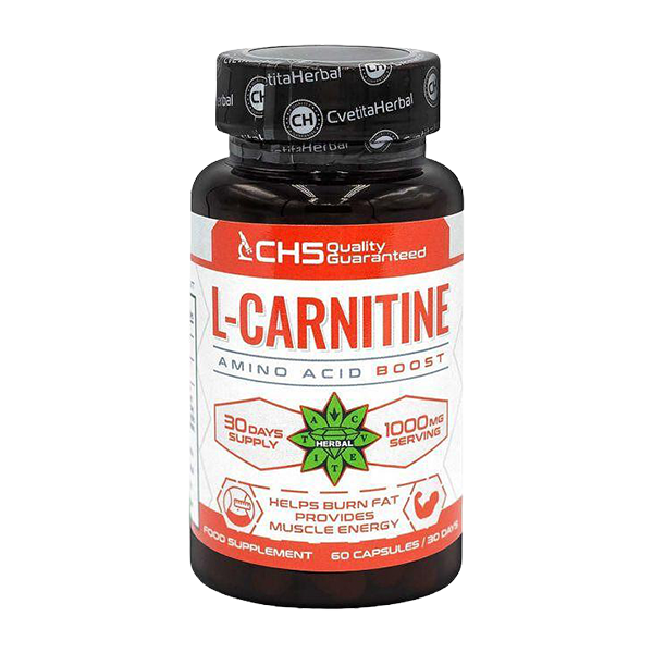 Л-Карнитин Тартрат – L-Carnitine (60 капсули х 500 mg) 1br