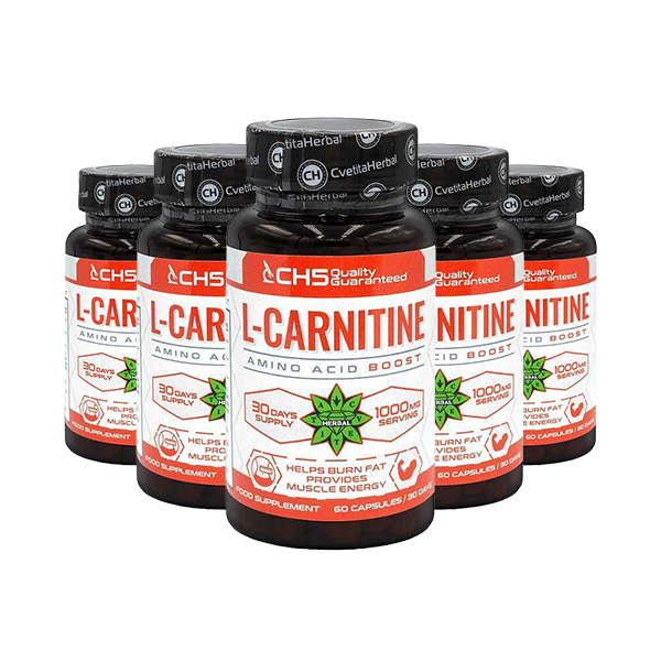 Л-Карнитин Тартрат – L-Carnitine (60 капсули х 500 mg) 3+2