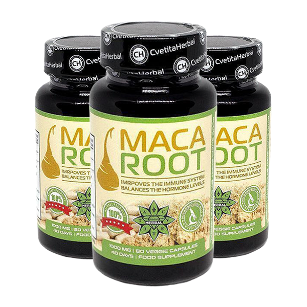 Корен от Мака Екстракт - Maca Root (80 капсули x 500 mg) 2+1