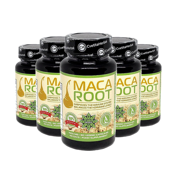 Корен от Мака Екстракт - Maca Root (80 капсули x 500 mg) 3+2