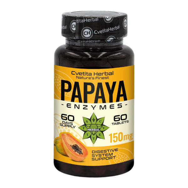Enzimas de Papaya (60 comprimidos x 150 mg)