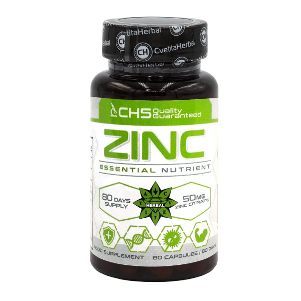 Citrato de Zinc - Zinc (80 cápsulas x 50 mg)