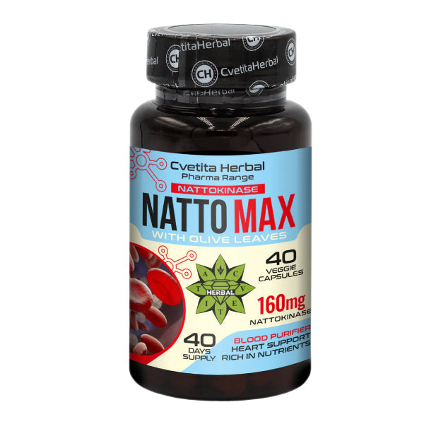 Complejo de Nattoquinasa – Natto Max (40 cápsulas x 160 mg)