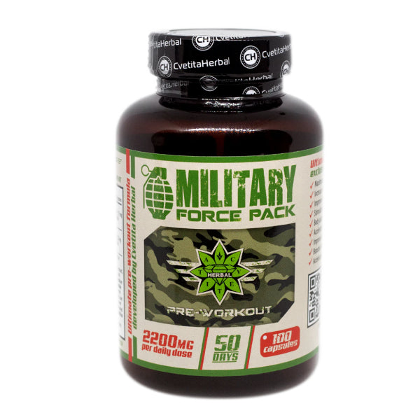 Hierbas y Aminoácidos - Military Force Pack (100 cáps. x 1100 mg)