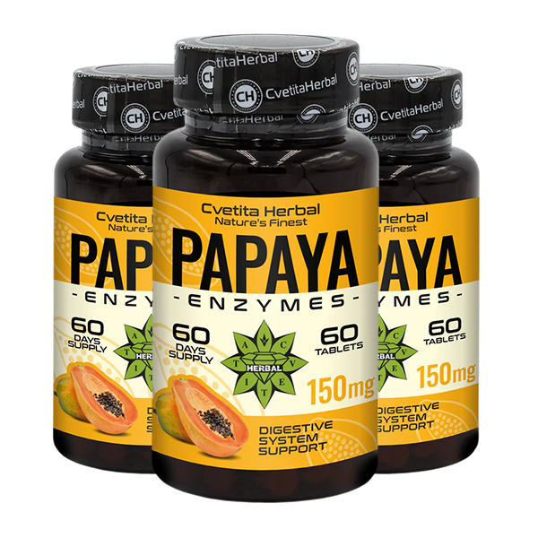 Папая Ензими (60 таблетки х 150 mg) 2+1