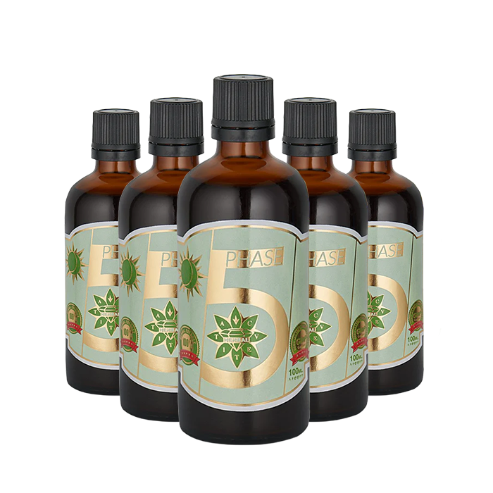 Мента, Глог, Валериана Екстракт - Phase 5 (100 ml) 3+2