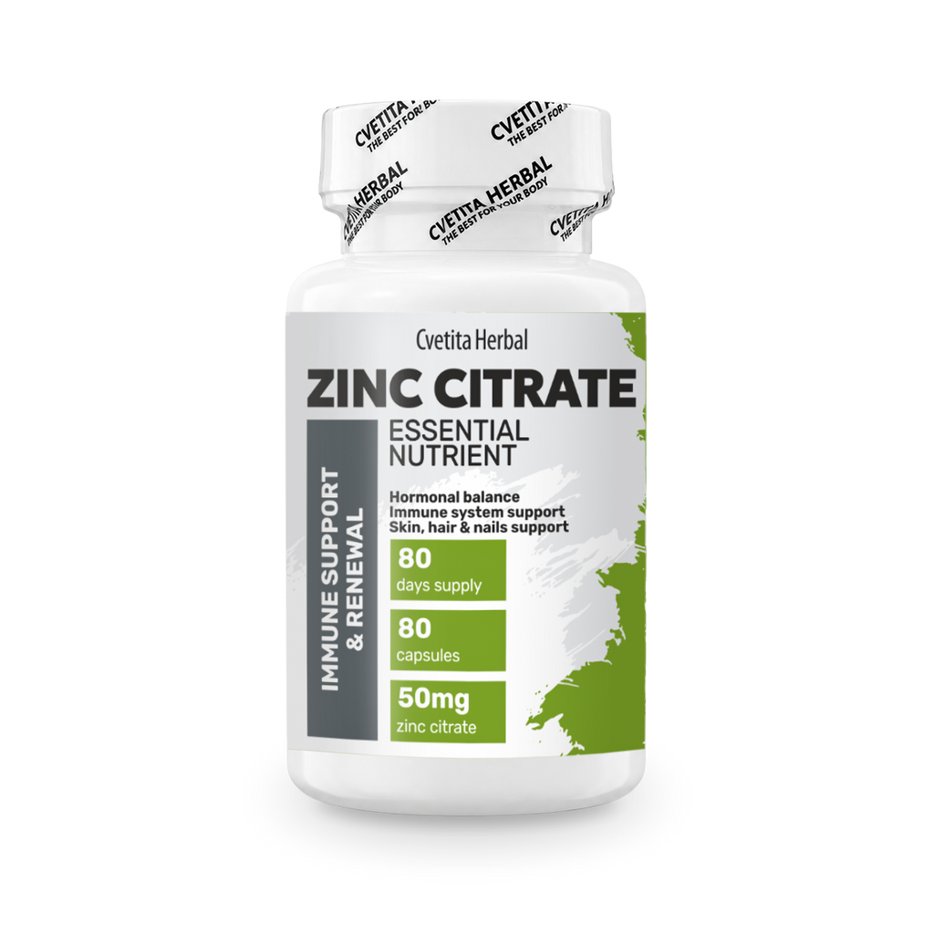 Citrato de Zinc - Zinc (80 cápsulas x 50 mg)