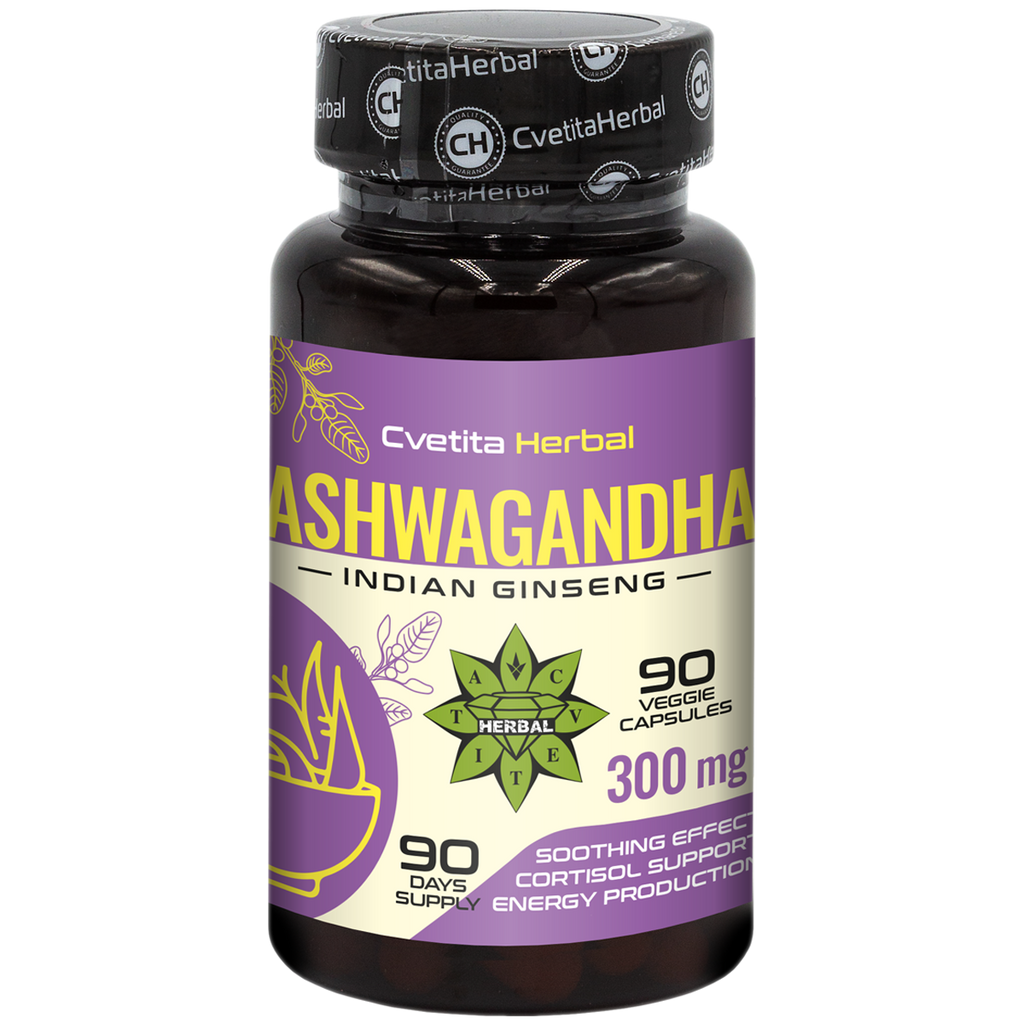 Extracto de Ashwagandha - Vegetal (90 cápsulas x 300 mg)