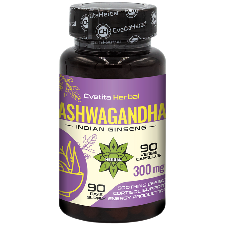 Extracto de Ashwagandha - Vegetal (90 cápsulas x 300 mg)