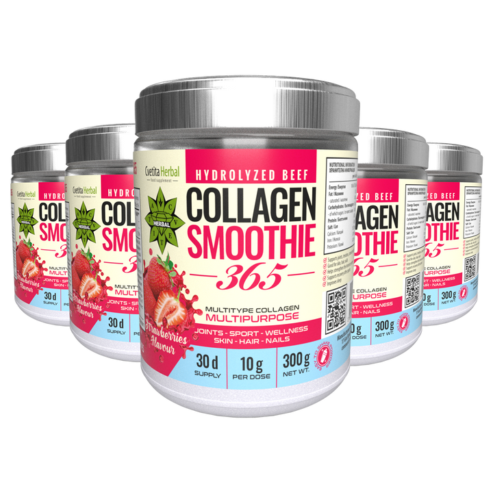 Smoothie de Colágeno «Fresa» – Collagen Smoothie 365 (300 g)