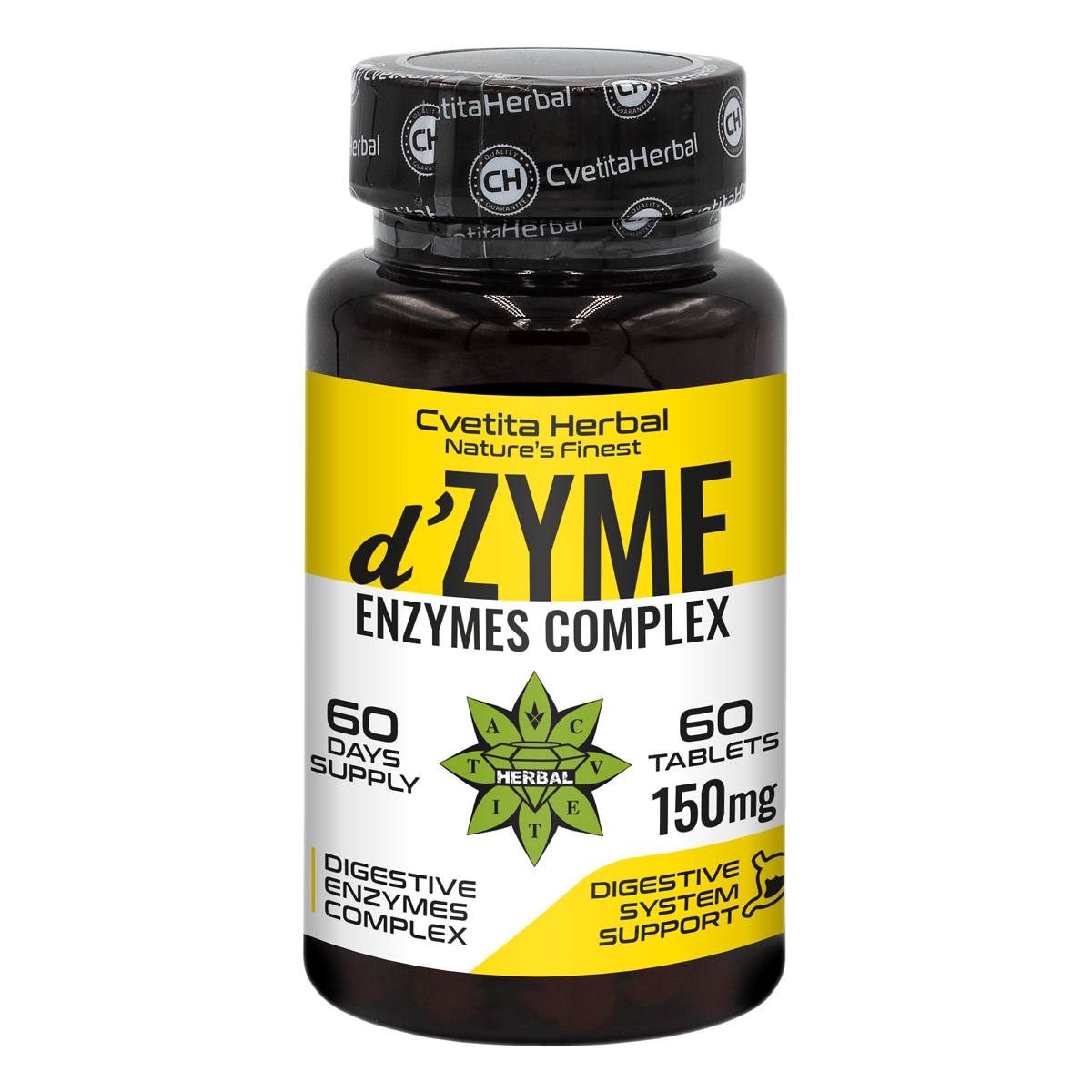 Complejo Multienzimático DayZyme - d’Zyme (60 comp. x 150 mg)