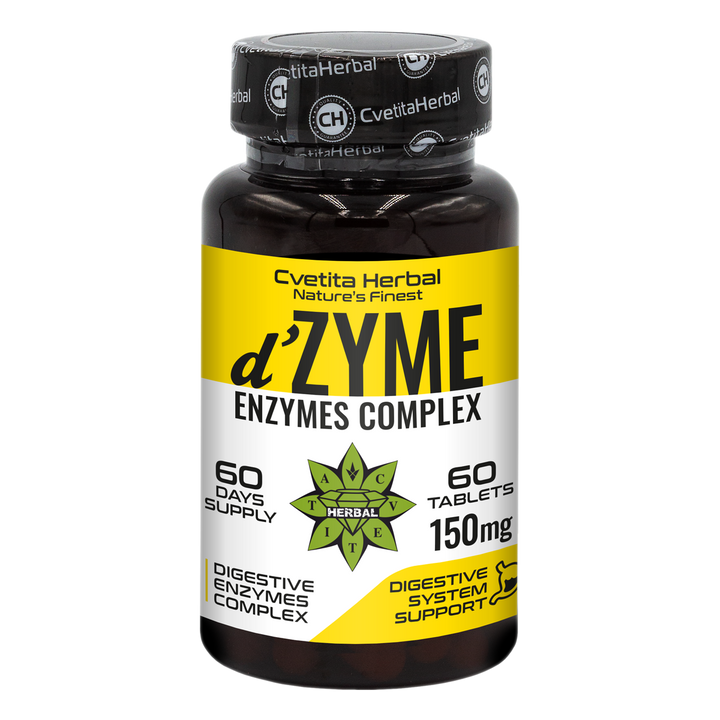 Complejo Multienzimático DayZyme - d’Zyme (60 comp. x 150 mg)