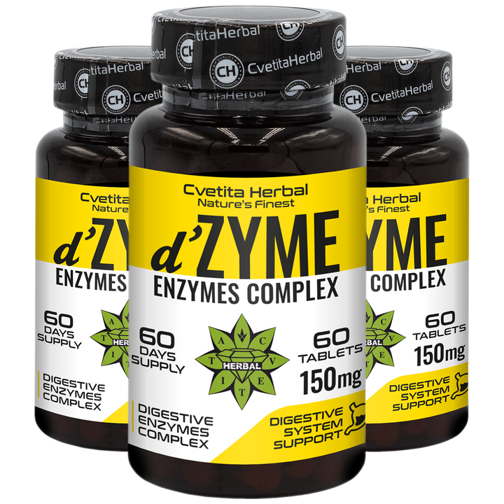 Complejo Multienzimático DayZyme - d’Zyme (60 comp. x 150 mg)