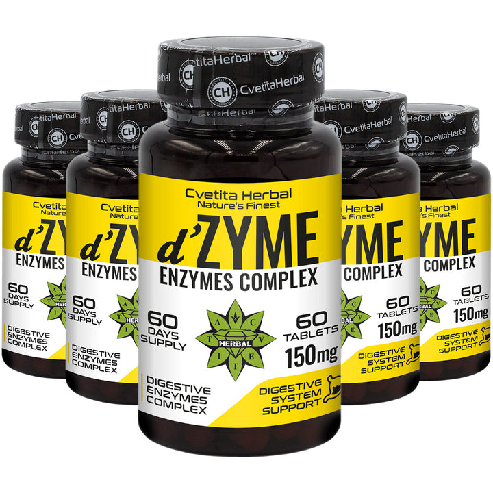 Complejo Multienzimático DayZyme - d’Zyme (60 comp. x 150 mg)