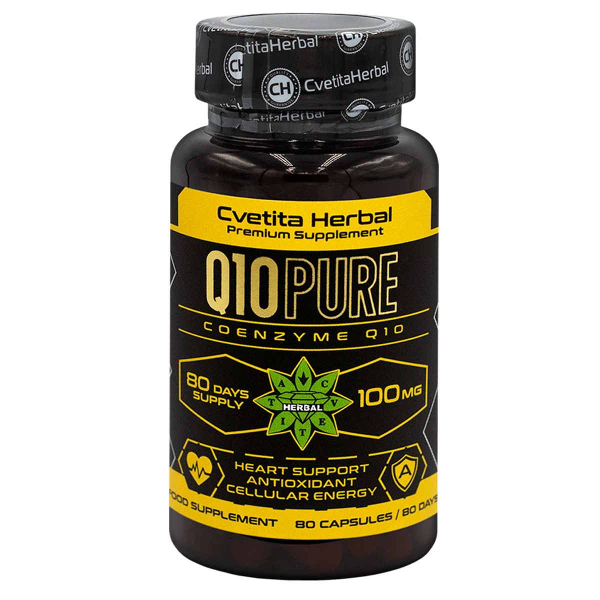 Coenzima Q10 PURE (80 comp. x 100 mg)