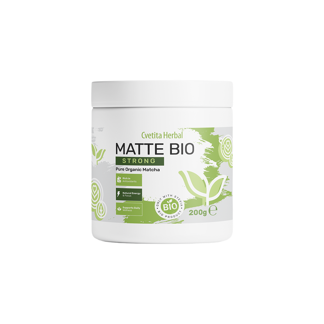 Matte Bio Strong - BIO MATCHA LATTE