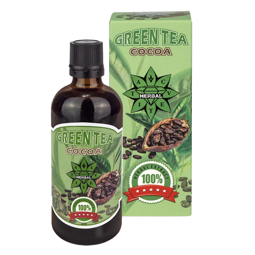 Té Verde y Cacao - Extracto Líquido (100 ml)