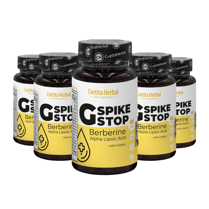 G Spike Stop - Berberina, Inositol, Ácido Alfa Lipoico (60 comprimidos)