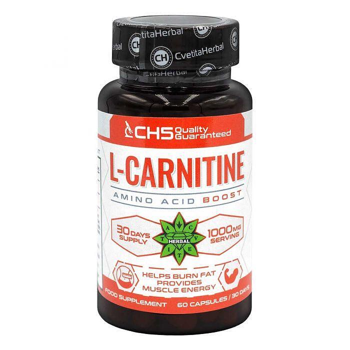 L-Carnitina Tartrato – L-Carnitine (60 cápsulas x 500 mg)