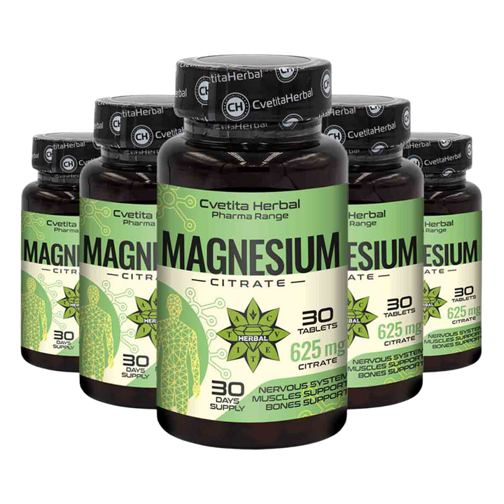 Citrato de Magnesio 625 mg - Magnesium Citrate - 30 comprimidos