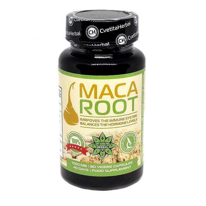 Extracto de Raíz de Maca - Maca Root (80 cápsulas x 500 mg)