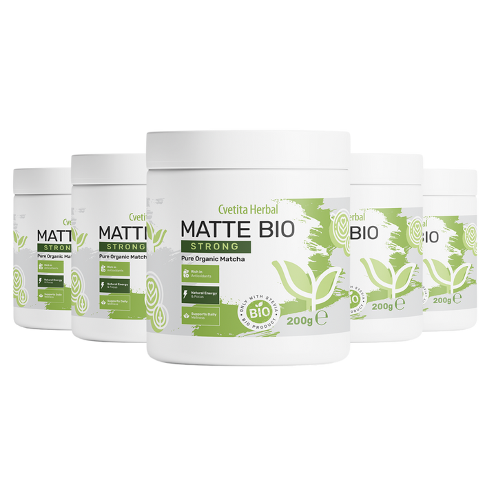 Matte Bio Strong - MATCHA LATTE ECOLOGICO