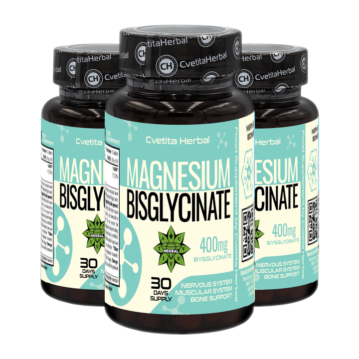 Bisglicinato de Magnesio (30 comp. x 400mg)