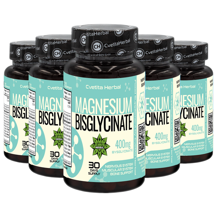 Bisglicinato de Magnesio (30 comp. x 400mg)