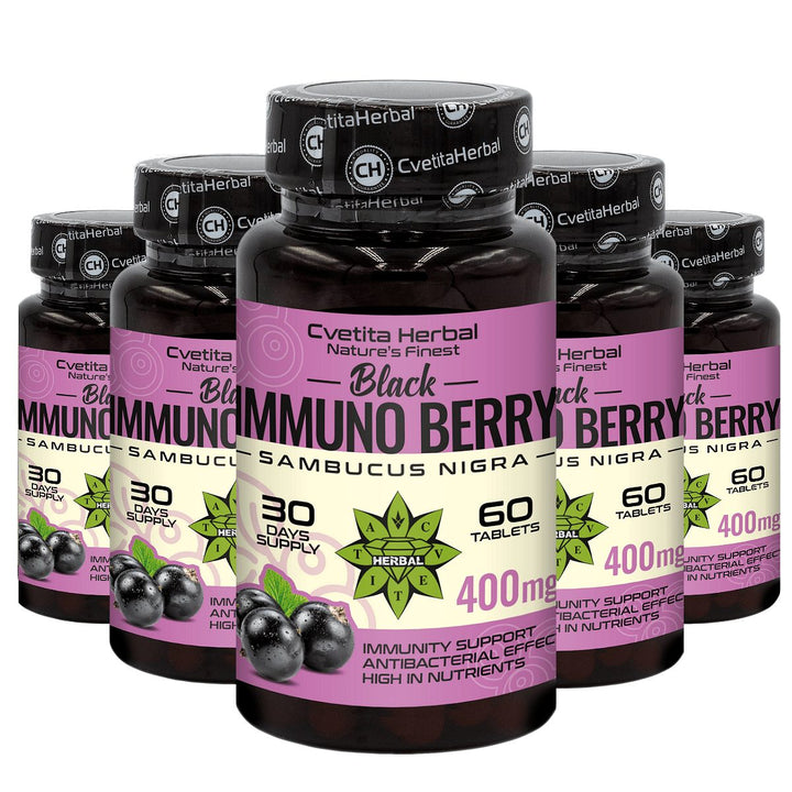 Extracto de Saúco - Black Immuno Berry (60 comprimidos)