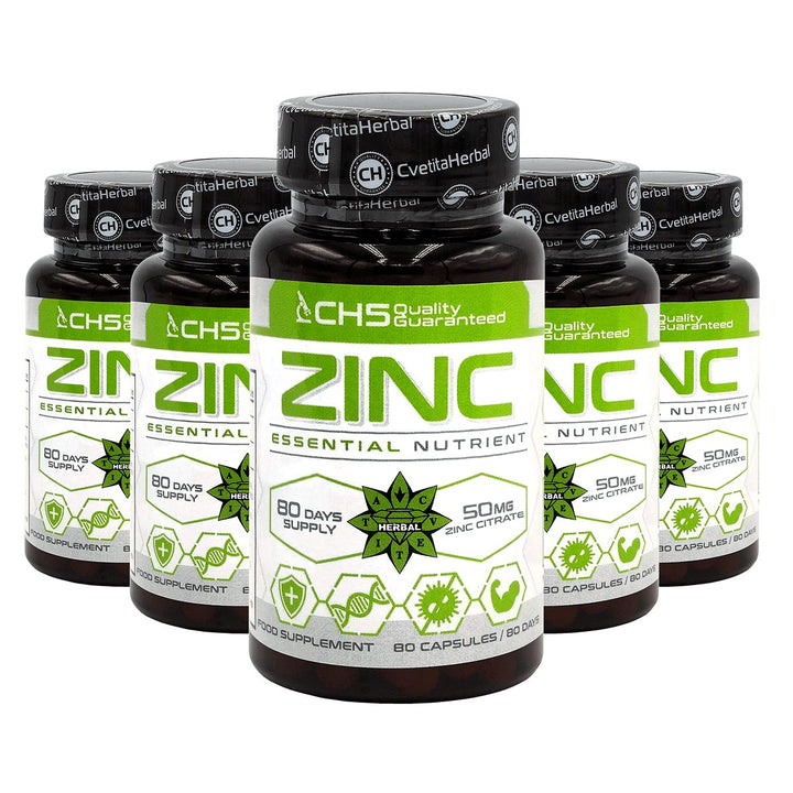 Citrato de Zinc - Zinc (80 cápsulas x 50 mg)