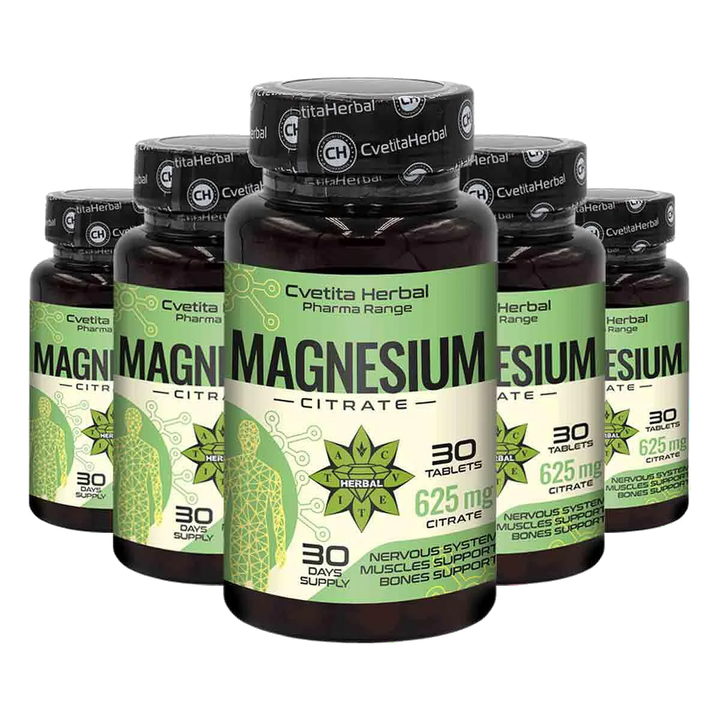 Citrato de Magnesio 625 mg - Magnesium Citrate - 30 comprimidos