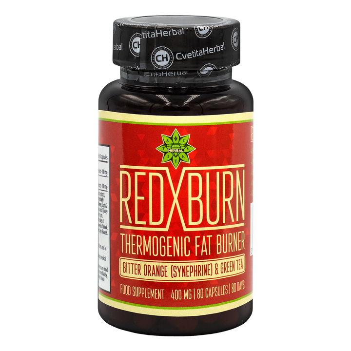 Extracto de Naranja Amarga y Té Verde – Red X Burn (80 cáps. x 400 mg)