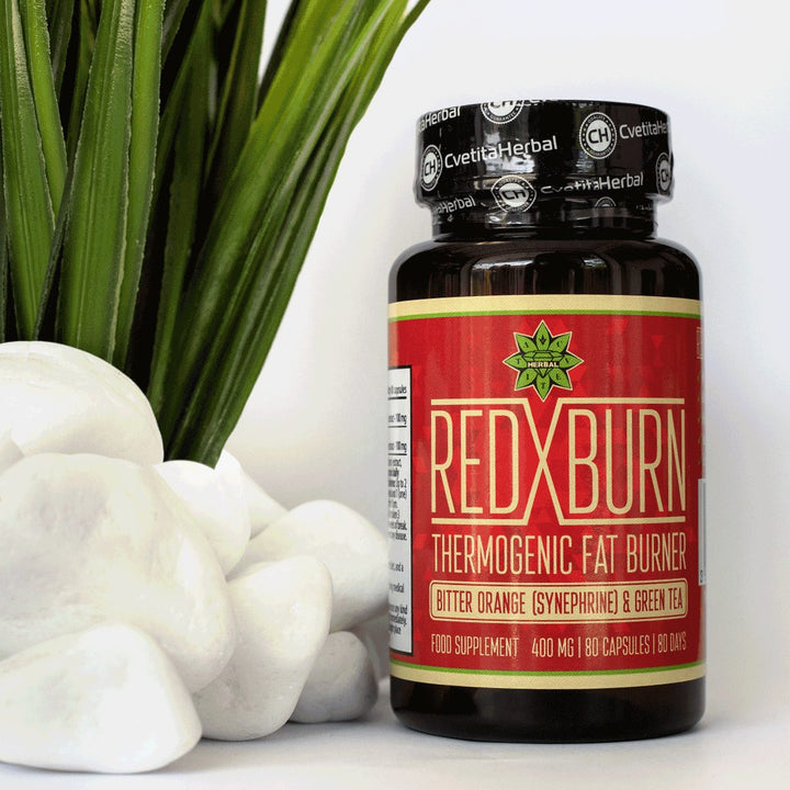 Extracto de Naranja Amarga y Té Verde – Red X Burn (80 cáps. x 400 mg)