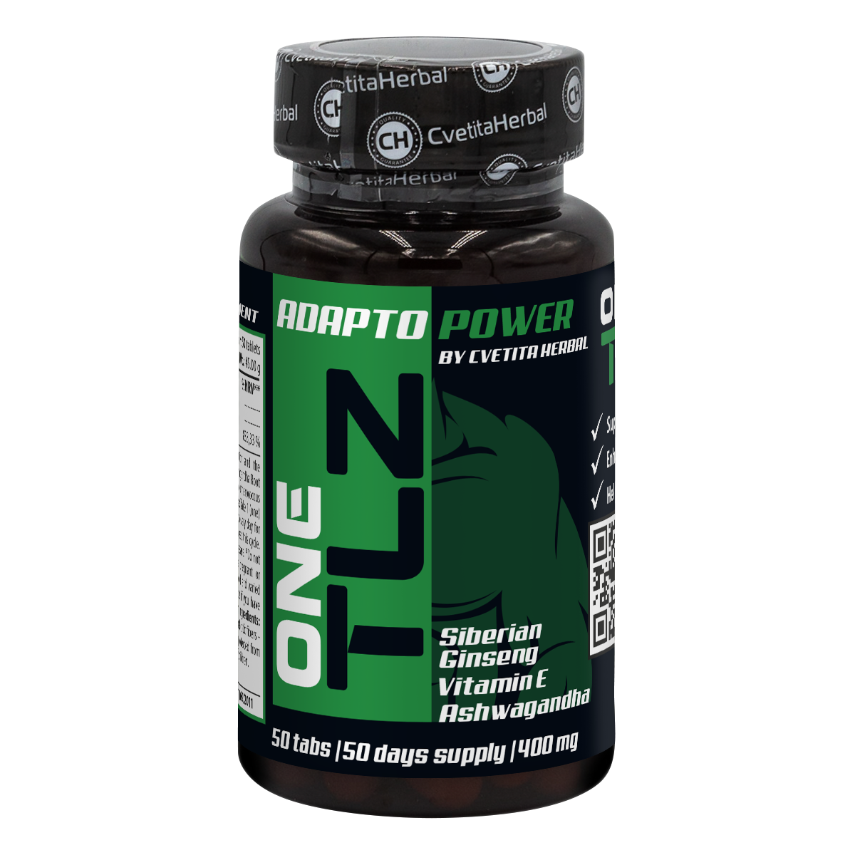 TLZ Adapto Power - Ginseng Siberiano, Ashwagandha, Vitamina E (50 comp.)