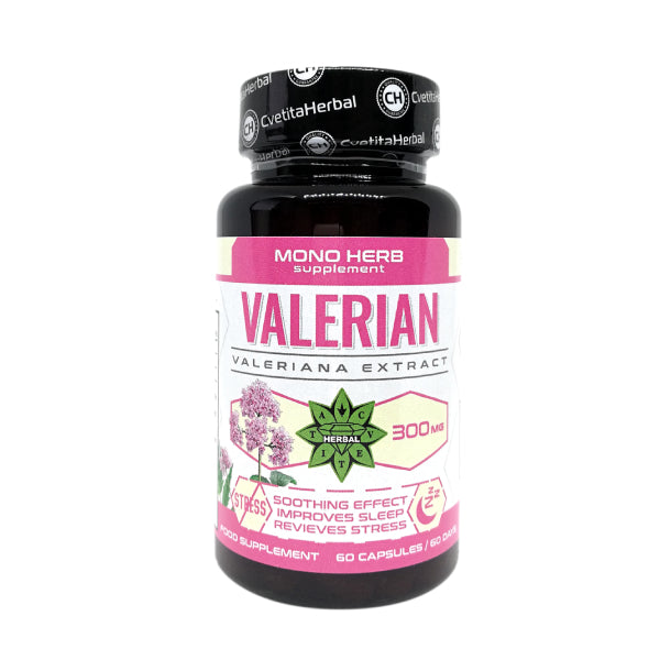 Extracto de Valeriana – Valerian (60 cápsulas x 300 mg)